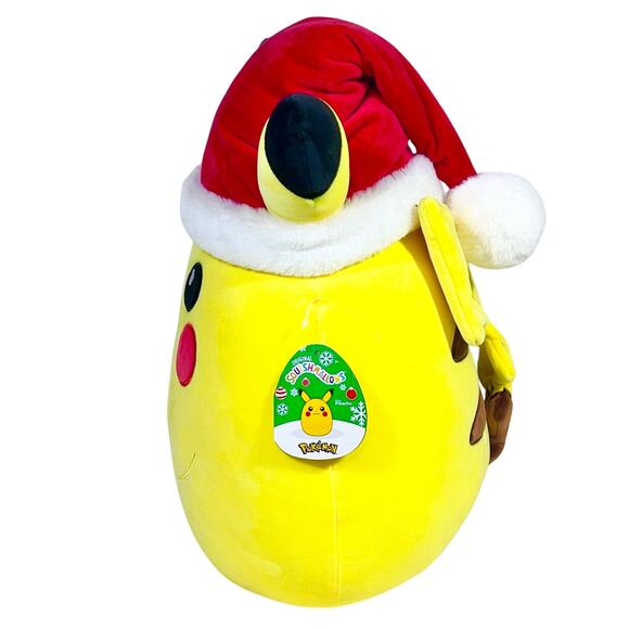 Squishmallows Santa Pikachu Pokemon 20” Plush 2023 New with Tags - Picture 2 of 8